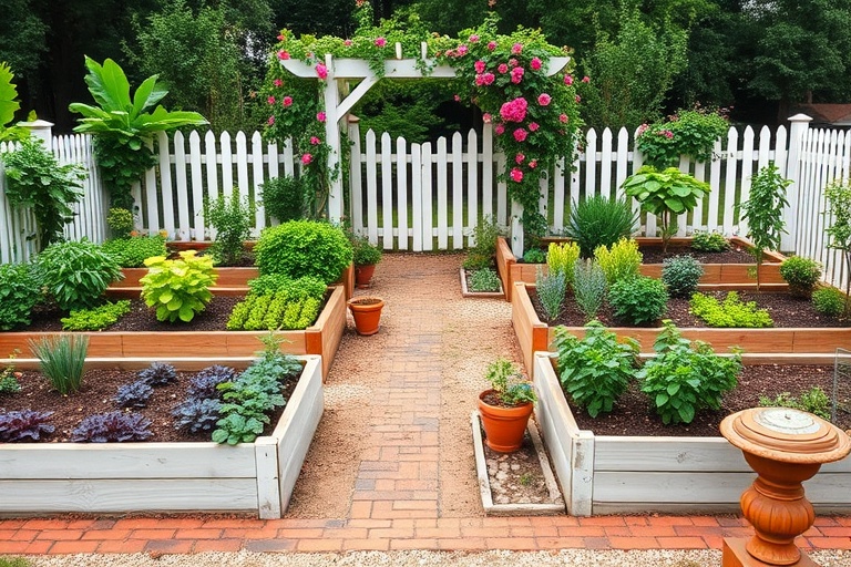 Colonial Kitchen Garden
